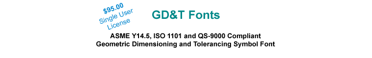GD&T Font
