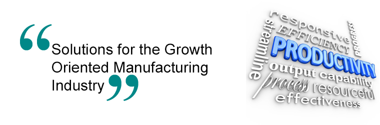 Solutions for the Growth Oriented Manufacturing Industry